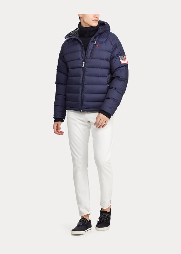 Polo glacier clearance heated down jacket